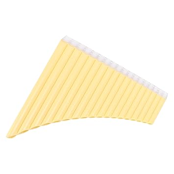 Generic Pan Pipes, 16 Pipes Musical Pan Flute for Adults for Teaching Staff for Beginners(yellow)'