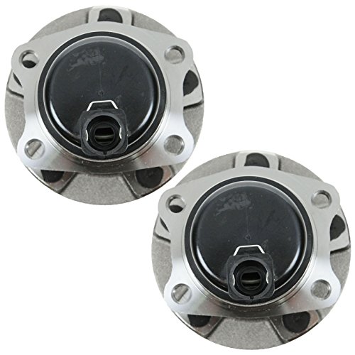 Image of TRQ 2 Piece Rear Wheel Bearing & Hub Assembly Set Compatible with 2001-2007 Chrysler Town & Country 2001-2003 Voyager Dodge Caravan Grand Caravan