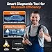 FOXWELL NT624 Elite OBD2 Scanner Upgraded from NT614Elite & NT604Elite Code Reader, All-System OBD2 Scan Tool, 8 Advanced Reset Functions, AutoVIN, Live Data, Lifetime WiFi Free Updates