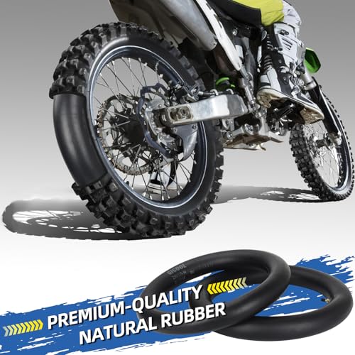 Image of GICOOL 2.50 /2.75-14 inch (60 /100-14) Dirt Bike Replacement Inner Tubes, 2 Pack with TR4 Valve Stem, Fits for 50cc to 160cc Dirt and Pit Bikes, Apollo RFZ, Atomik, Thumpstar