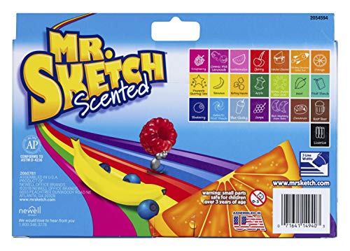 Mr. Sketch Chiseled Tip Marker, 22 Assorted Scented Markers (2054594) - Image 3