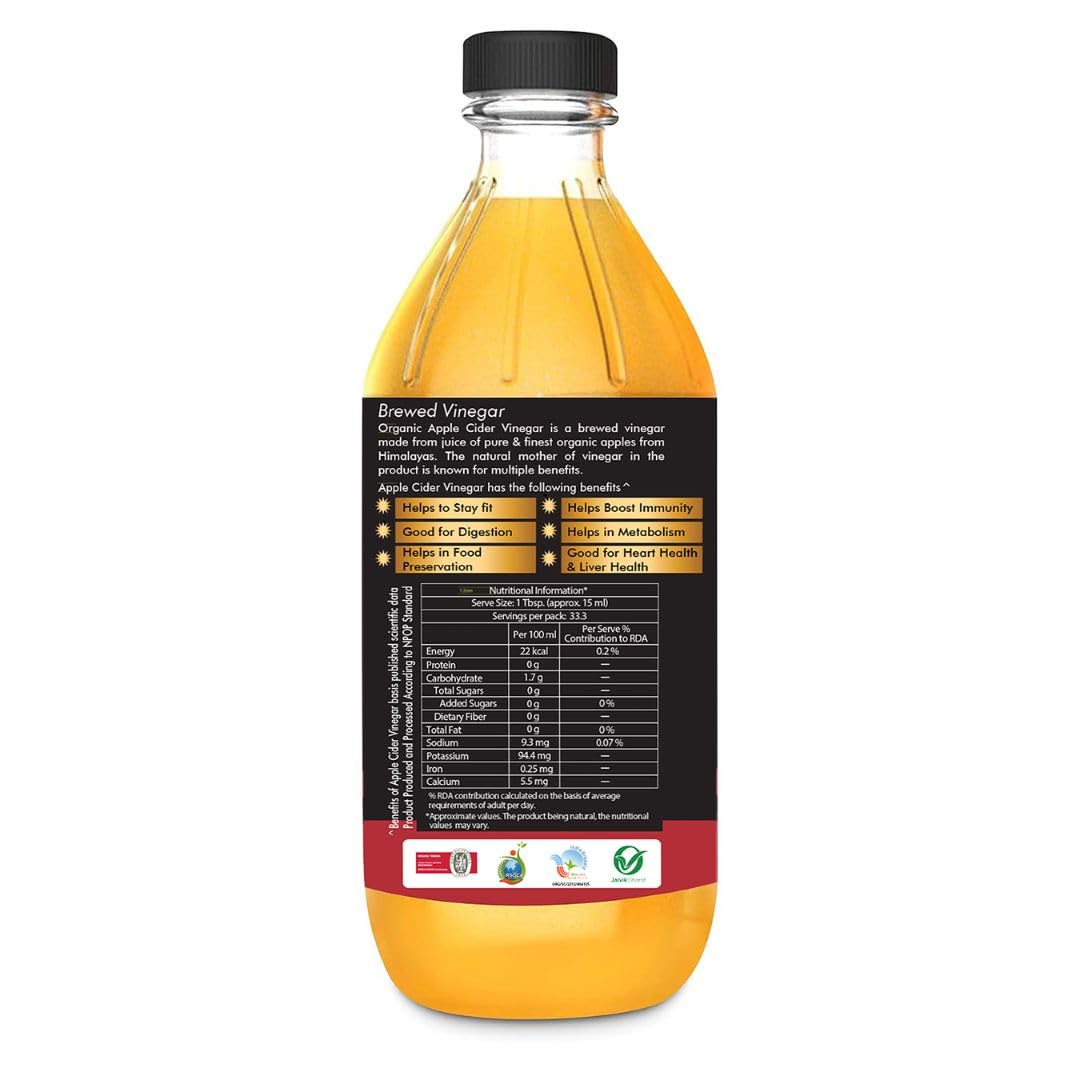 Dabur Himalayan Organic Apple Cider Vinegar 500ml 3