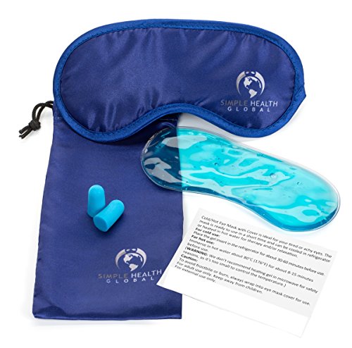 Sleeping Eye Mask by Simple Health, Sleep & Insomnia Blindfold Contoured for Men
