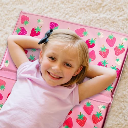 Image of Wildkin Kids Vinyl Nap Mat for Boys - Foldable Toddler Sleep Mat for Daycare, Preschool, Kindergarten & Travel, Durable & Easy to Clean, Ages 3-7, Machine Washable