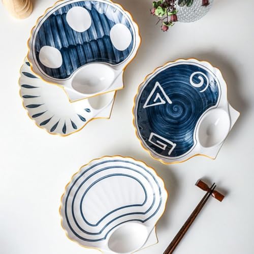 Plato para sushi de cerámica Alipis de 8.5 pulg. miniatura 7