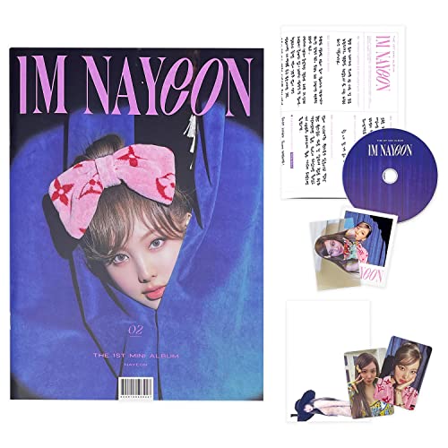 JYP Ent. NAYEON - 1er mini album [IM NAYEON] (NA Ver.) Livre photo + CD-R + Enveloppe + Polaroid Photocard + Clear Postcard + Carte de visite + Interview Poster + Photocard + 2 Extra Photocards