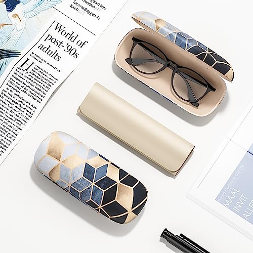 Image of Eyeglasses Case, Hard Shell Protective Case for Glasses, Unisex for Women Men