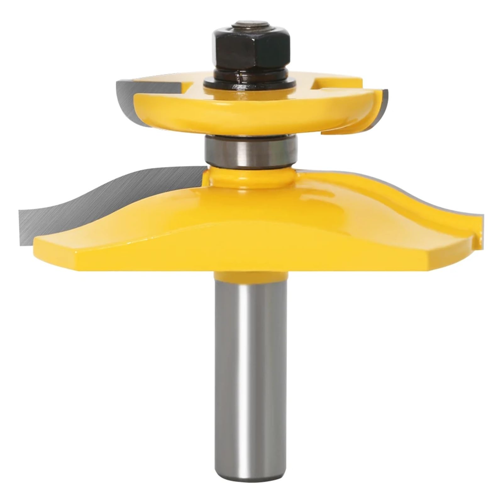 Fresa per incastri maschio-femmina, Fresa for fresa a pannello rialzato con gambo 12 mm 1/2, baia for taglierino posteriore, tenone 3-1/4(No6 12.7mm Shank)