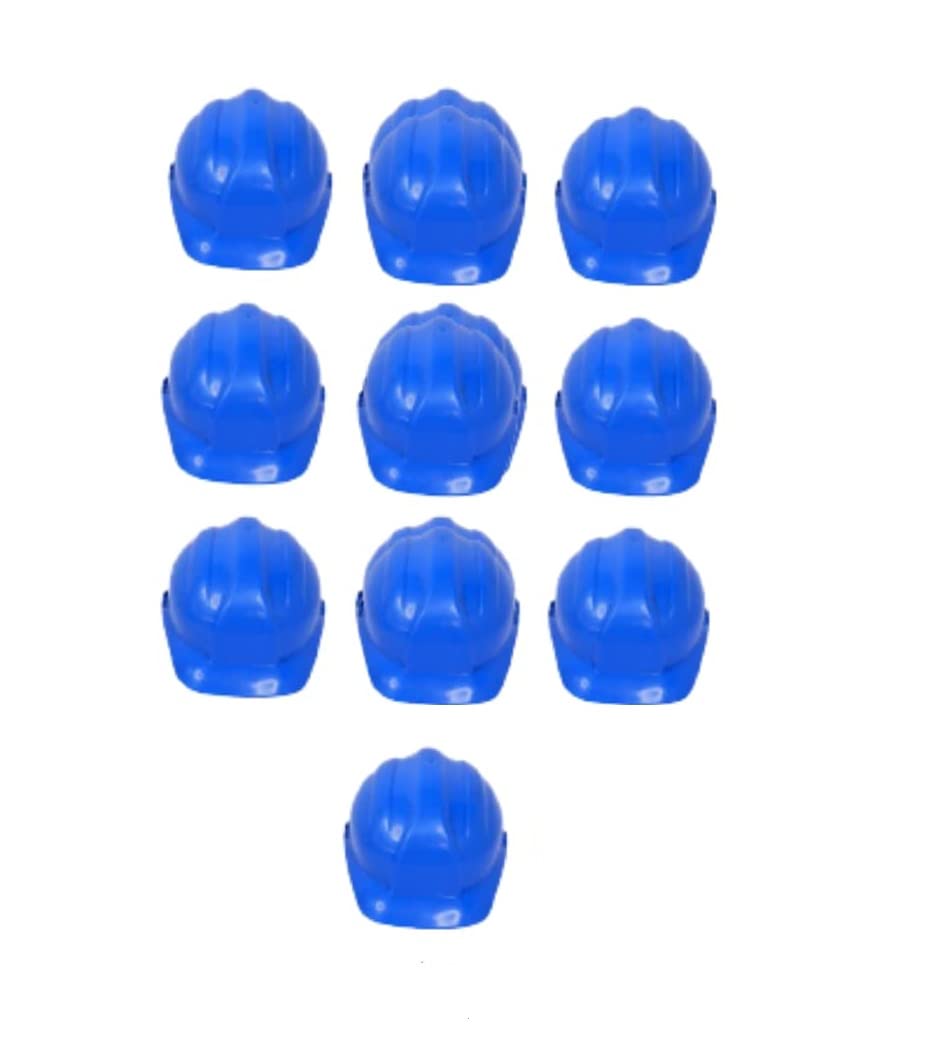 Rahul Professionals Safety Helmet Hard Hat Head Protection Outdoor Work Construction Personnel Helmet Belongs to High-Strength Construction Site Safety Helmet (Pack of 10, Blue) (B0BJRTS5LK) Amazon Price History, Amazon Price Tracker