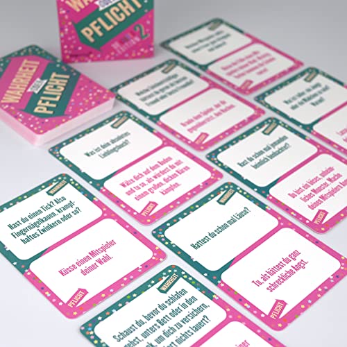 Foto von Wahrheit oder Pflicht – Die Kinderedition 2: Mit 60 neuen Fragen und Aufgaben | Das Original. Das perfekte Geschenk für Geburtstag, Weihnachten und zwischendurch. Ab 10 Jahren