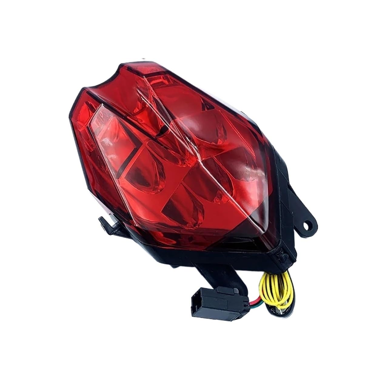 Rear Tail Light Motorcycle Tail Light Brake Stop Lamp for Daytona 675R 675 Street Triple RS765(Clear)