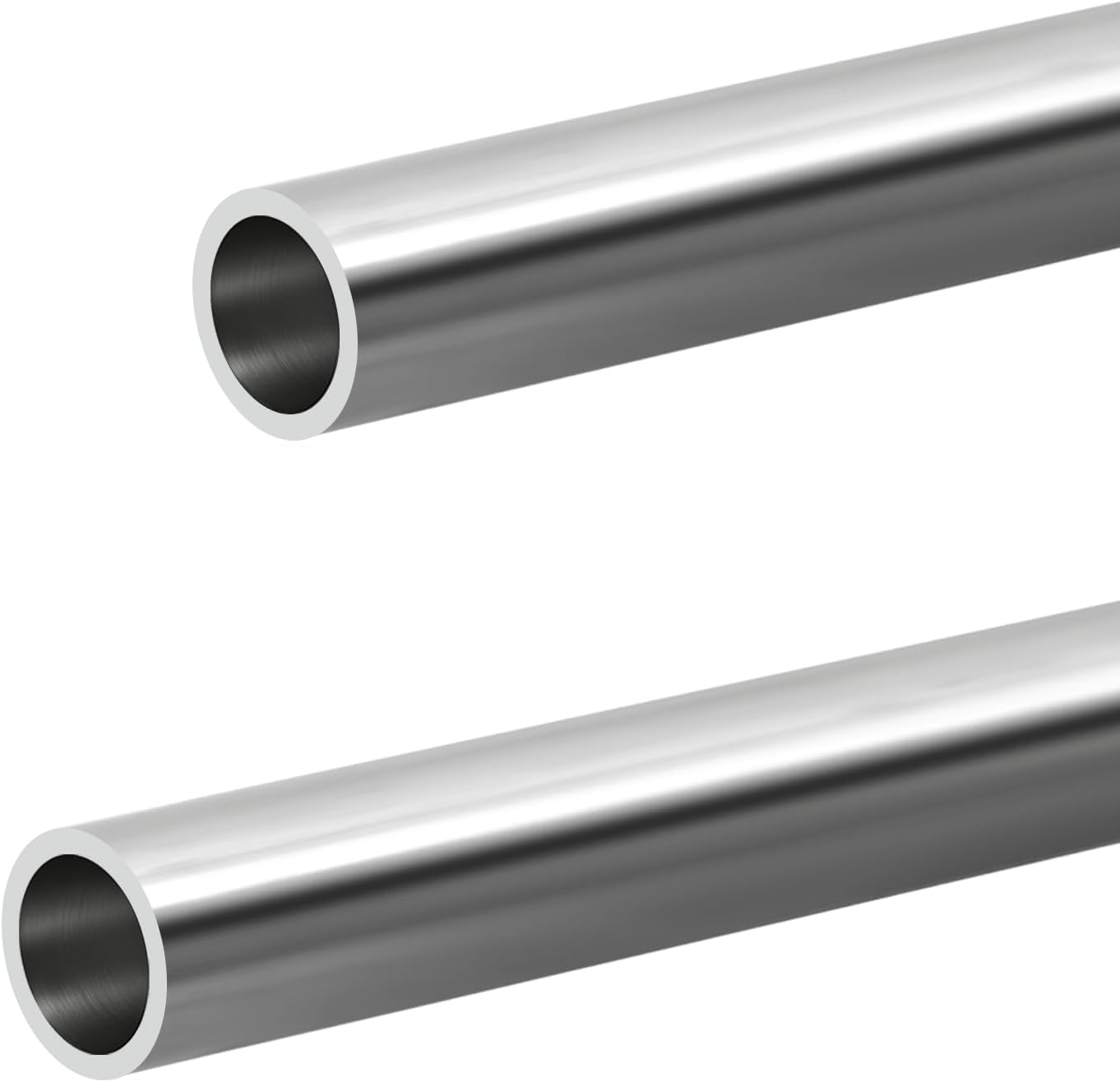 5/8” OD Stainless Steel Tubing, 12” Length Metal Round Pipe, 2PCS | 304 Grade Stainless Steel, Wall Thickness 1.45mm, Heavy Duty Seamless Pipe, Polished Burr-free Surface, for DIY Decoration