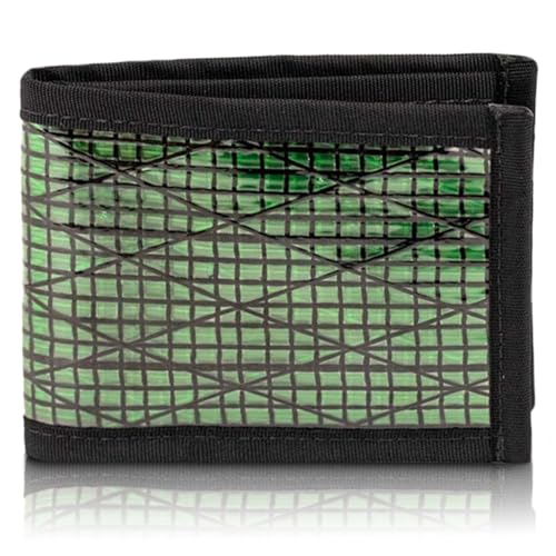 Image of Flowfold Vanguard Slim Front Pocket Bifold Wallet Green