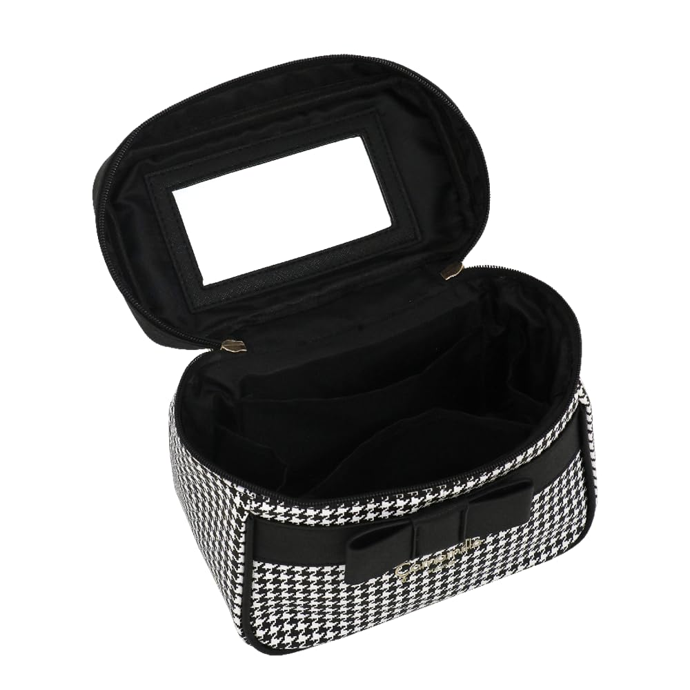 Camomilla Milano Beauty Case Donna, Bauletto Trucchi, Similpelle, Collezione Poulette, Colore Nero
