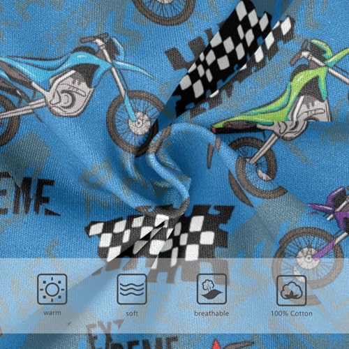 Boys' Exclusive Briefs Toddler Underwear 95% Combed Cotton Boxerbriefs 2T Extreme Motorcycle Pattern 33