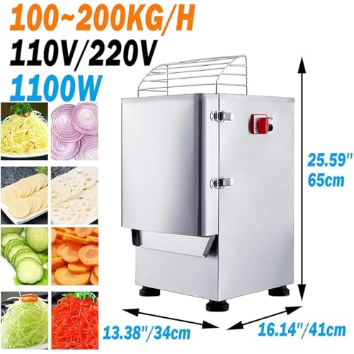Cortadora eléctrica de alimentos Zoienu acero inoxidable miniatura 3