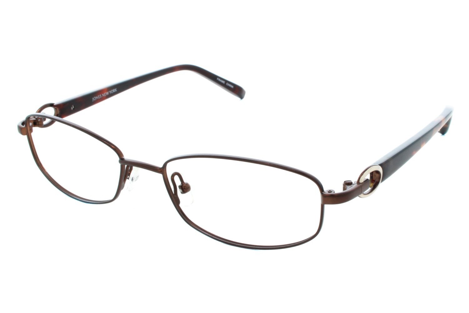 Amazon | JONES NEW YORK メガネ J473 ブラウン 52mm, ブラウン/クリア