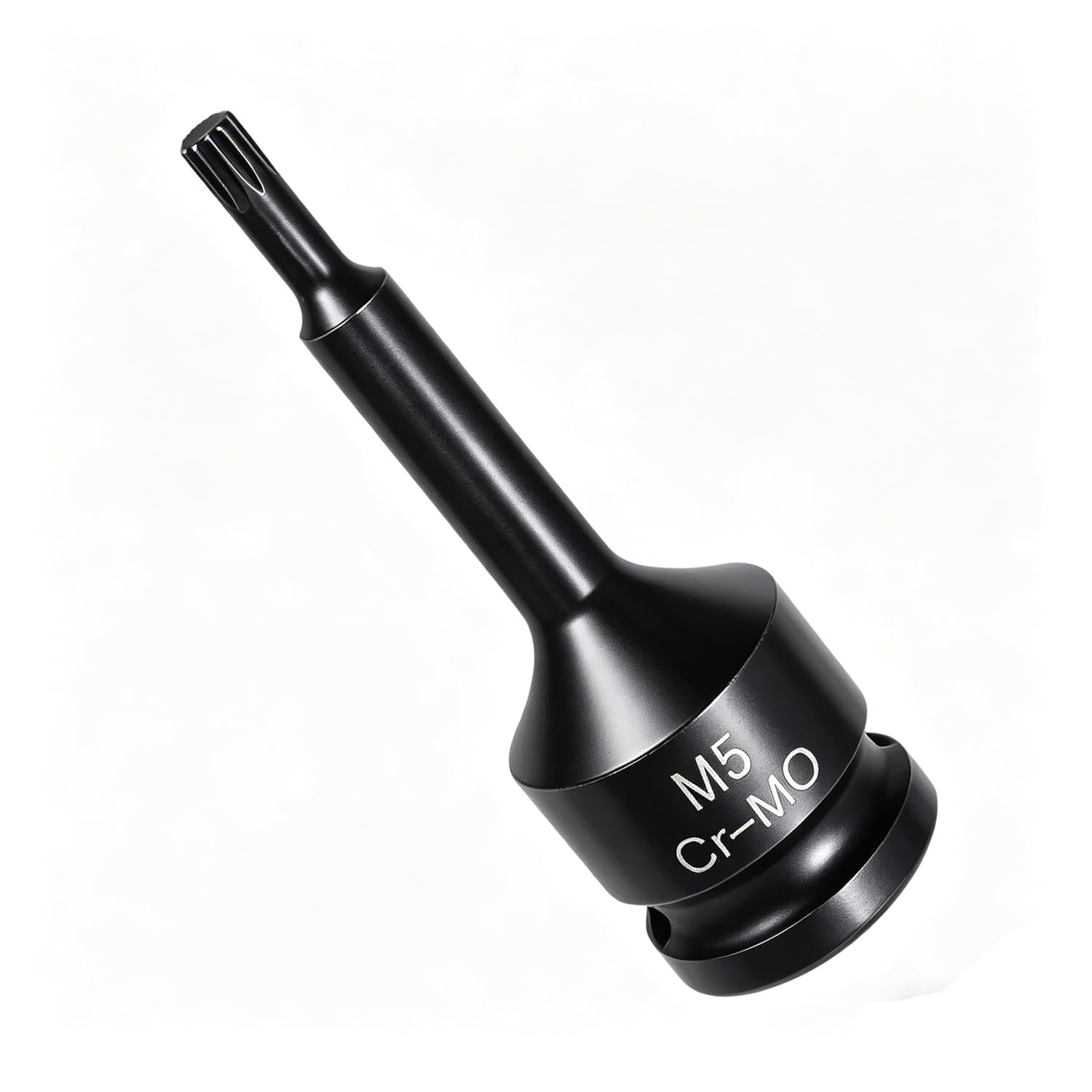 Juttzzei 1/2" Drive x M5 (5mm) Impact Triple Square Spline Bit Socket