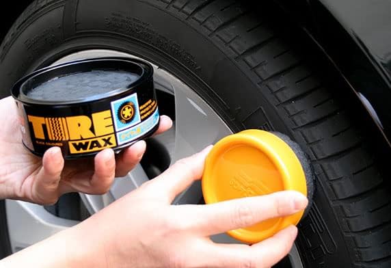 Cera negra mate para neumáticos Soft99 170g miniatura 2