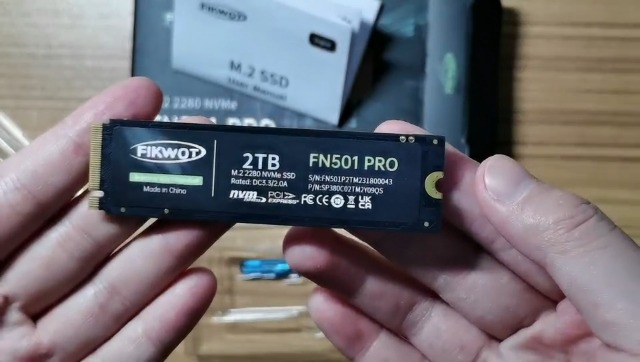 Fikwot FN501 Pro NVMe 2To Disque SSD Interne M.2 PCIe Gen3 x4 avec