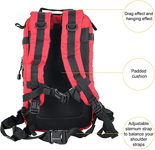 Armycamo Small 30L Rucksack Military Tactical Backpack Flag Patch Outdoors Bug Out Bag #TOP3