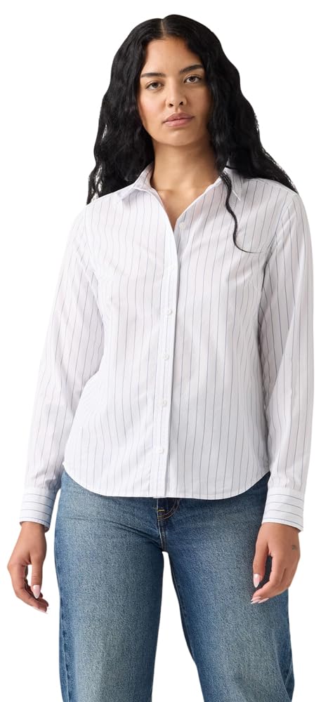 Levi's Men's Woven Shirt, Colour Addie Pin Stripe V2, Size M, Addie Pin Stripe V2, M