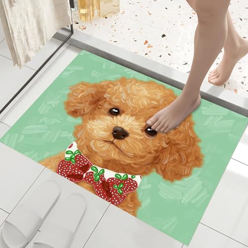 Tapis entrée intérieur antidérapant animaux mignons lavable - 4