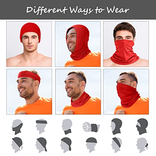 Image of Geyoga Summer UV Protection Cooling Neck Gaiter | Sunscreen Breathable Face Scarf Bandana Mask Neck Gaiter for Outdoor Fishing Hiking Camping