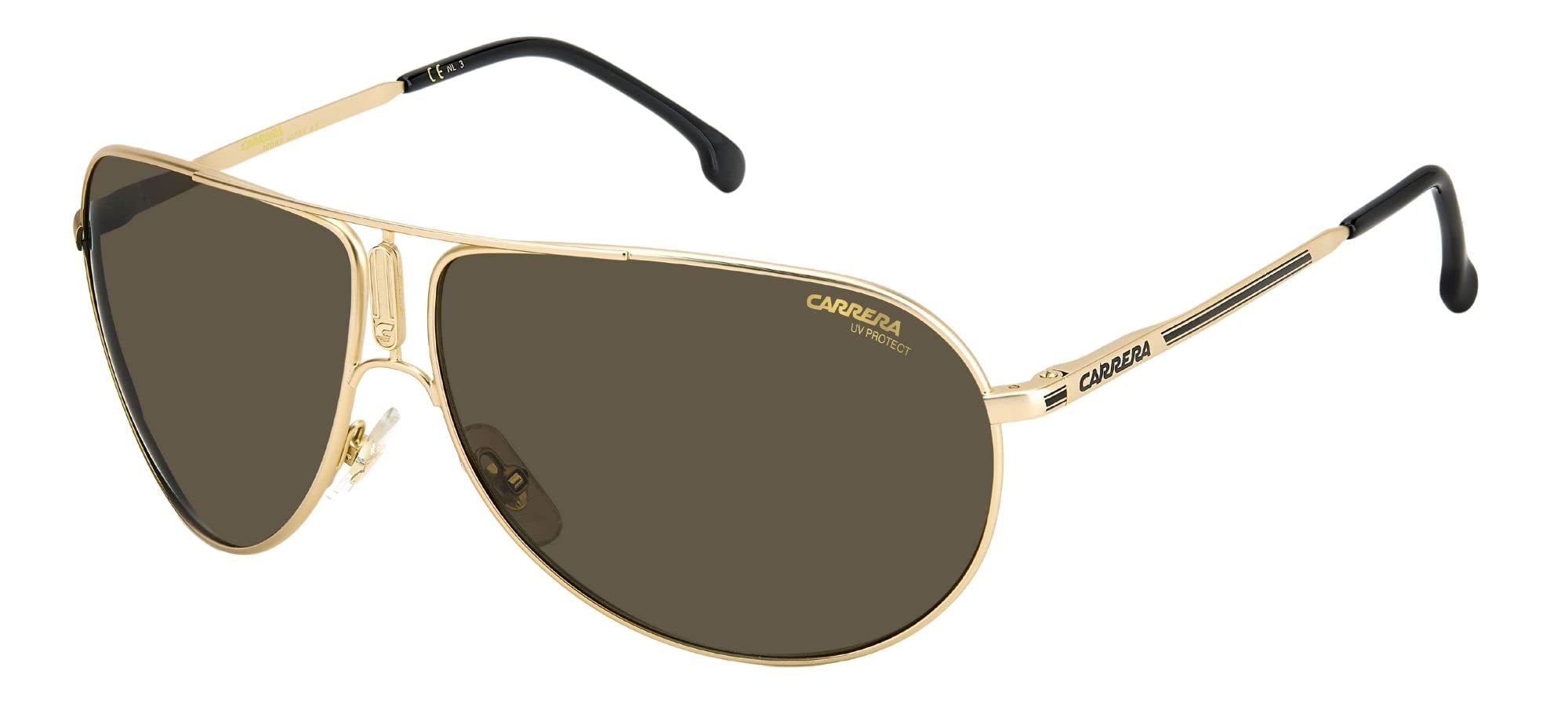 CARRERA Unisex-Adult GIPSY65 Sunglasses, Matte Gold, 64
