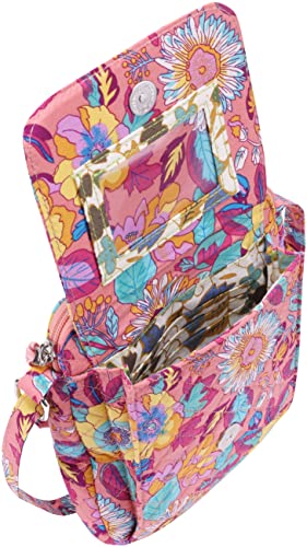 Brentano Cotton quilted Small crossbody wallet purse3