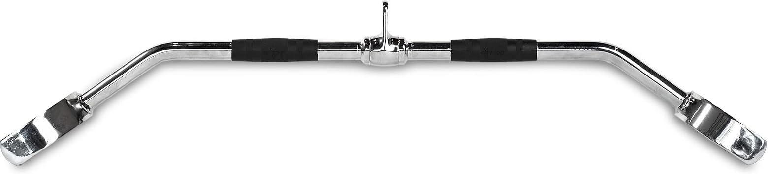 Lat Pull Down Bar Bells of Steel - Pro Style 25mm Wide Grip, 13.9 lb