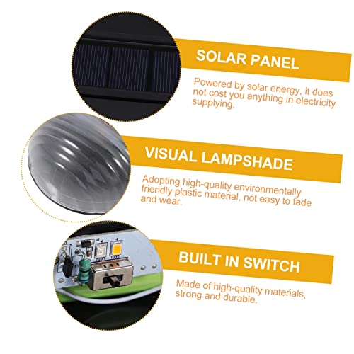 Angoily 1Pc Do Pátio Cerca Do Jardim Lanterna Solar Luzes Dianteiras Decoração Deck Em Mudança Pared