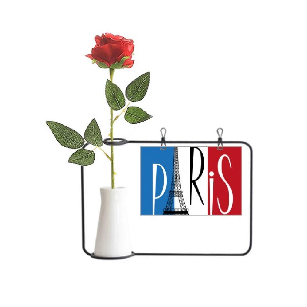 Rose artificielle France pour décoration de fenêtres et soirées à thème Paris