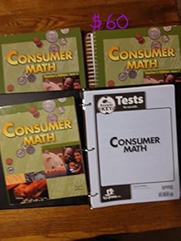 Hardcover Consumer Math Student Text Book