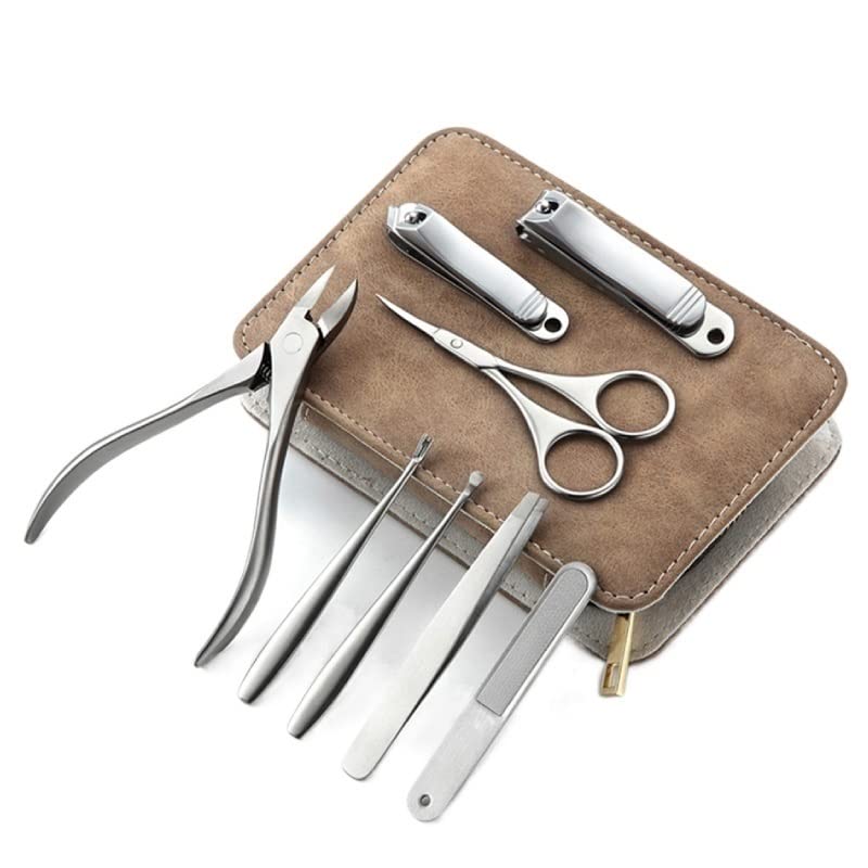 Ensemble de manucure en acier inoxydable pour le soin des ongles et des cils