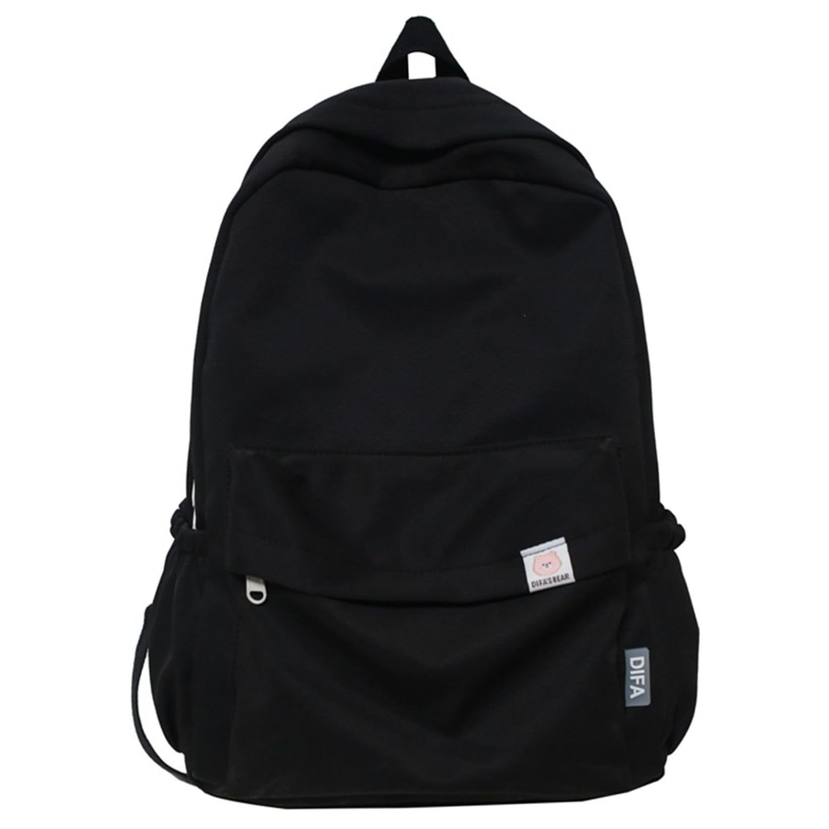 Mochila escolar negra impermeable que soluciona la falta de espacio en viajes 7
