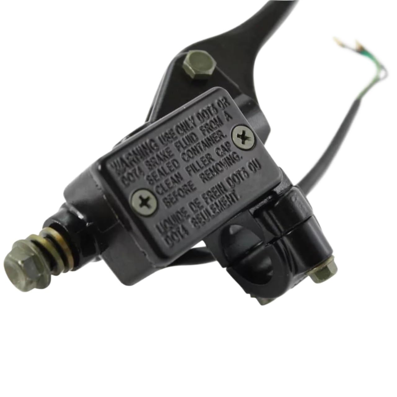 Kvswbre One Color Motorcycle Rear Brake Pump Hydraulic Right Brake Pump Body Rear Clutch Master Fit For Motorcycle Dirt Pit Bike Atv Quad Universal