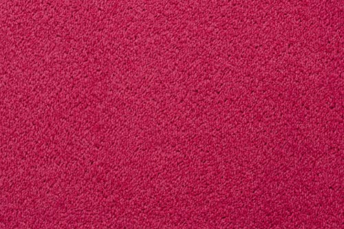 Einfarbiger Teppich Eton für Zimmer, Wohnzimmer, Schlafzimmer, Teppichboden Auslegware, rosa, Verschiedene Größen, 100x300 cm