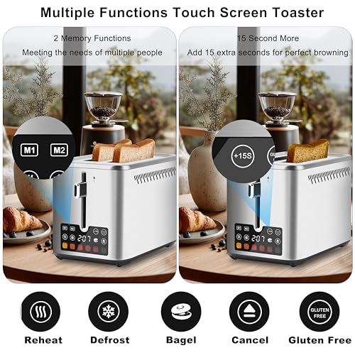 Tostadora inteligente con pantalla táctil LCD - 50% de descuento