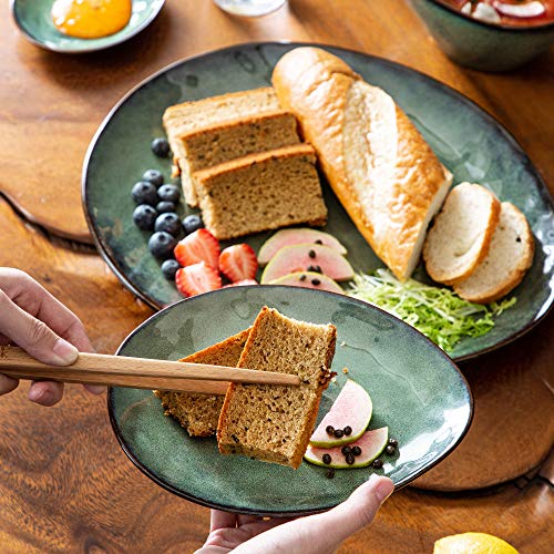 vancasso Starry 11-delige gecombineerde serviesset van aardewerk, serveerborden, serviesset, in vintage look - Image 8