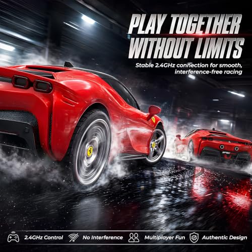 Image of BEZGAR 1:24 Official Licensed Ferrari SF90 Stradale Remote Control Car