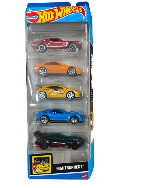 Hot Wheels Car 2024 Nightburberz Pack of 5 (67 Shelby GT500