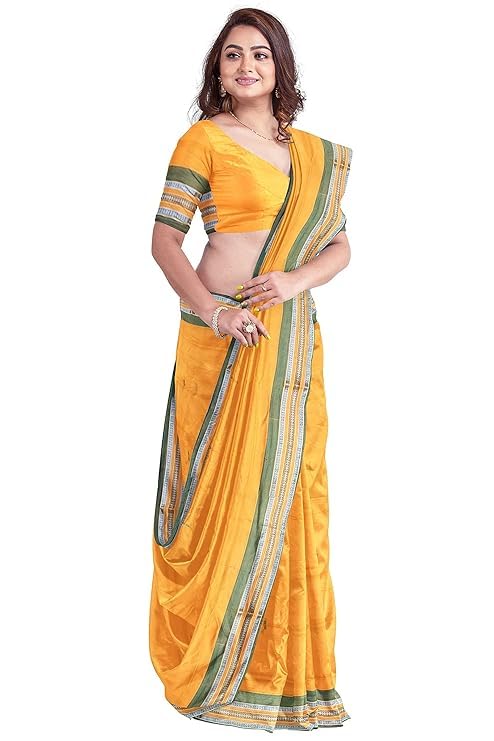 Image of Sambalpuri Handloom Saree Women's Cotton Saree Odisha Handloom Handmade Pure Cotton Khandua Natural Cotton Ikat Sambalpuri Saree For Women Ikat Handloom Saree For Women