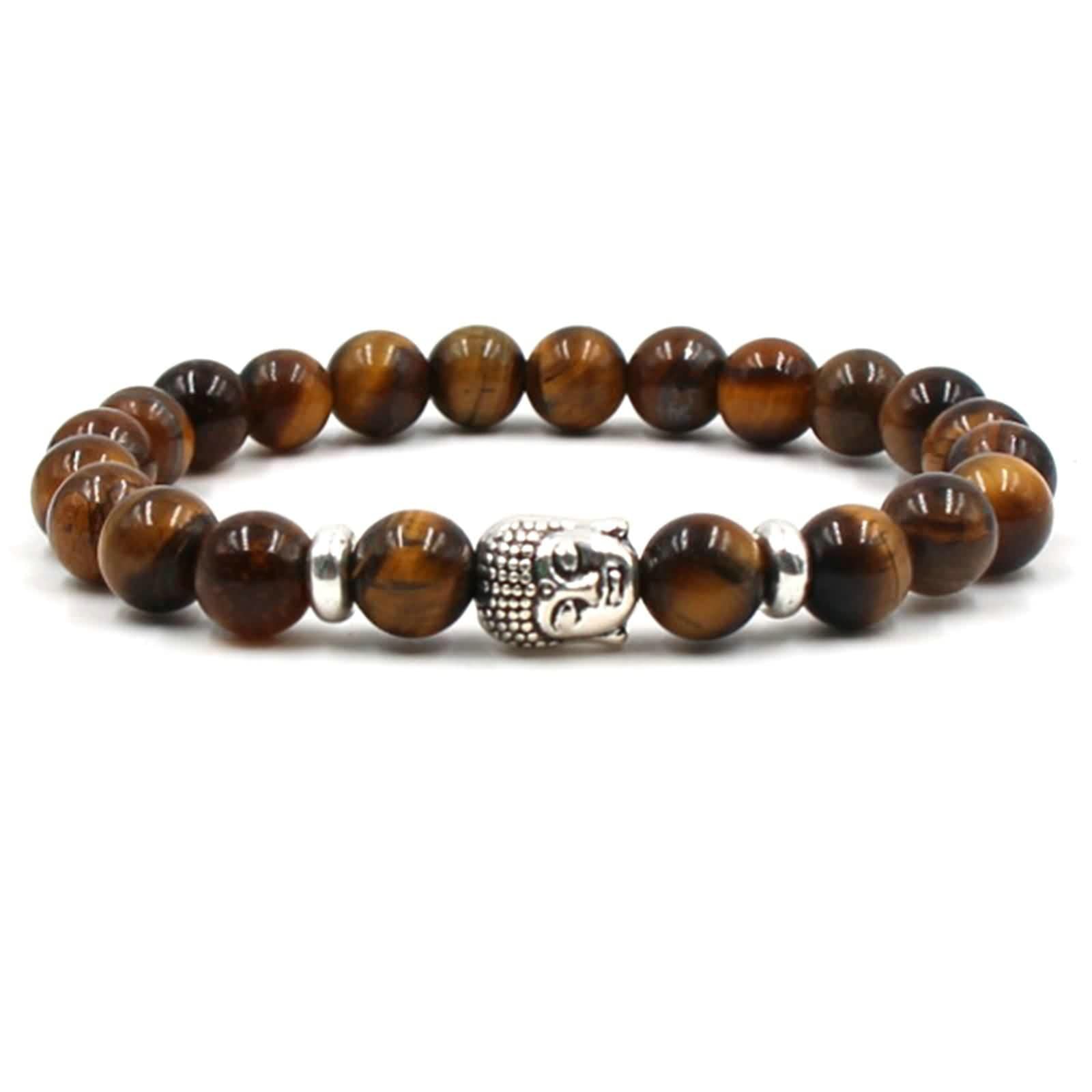 Bracelets en pierre pour femmes avec tête de bouddha idée cadeau idéal