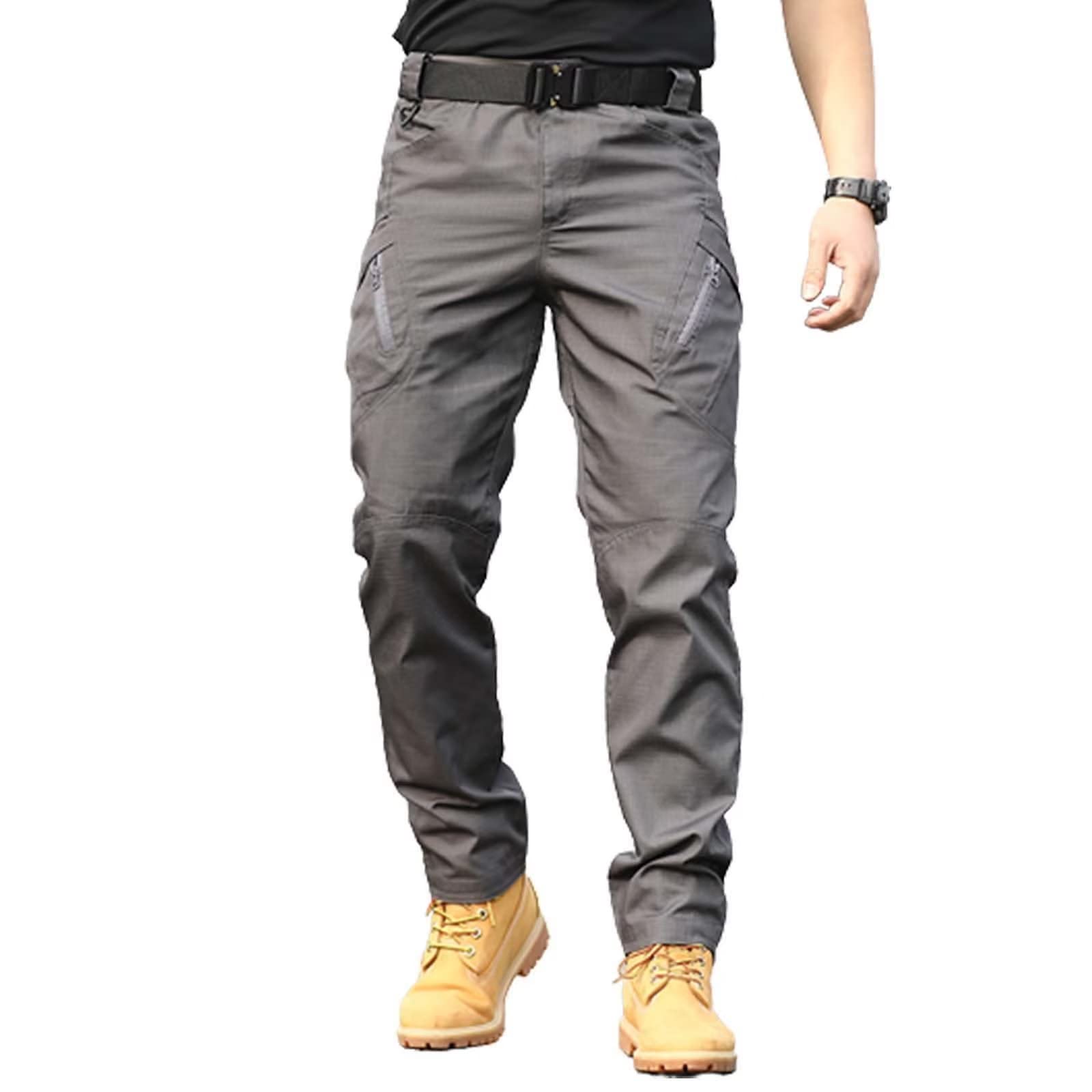 Cargo Pantalons Tactiques Hommes Combat Travail Pantalon Décontracté Sports Tir Chasse Imperméable avec Plusieurs Poches