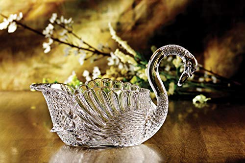 Godinger Swan Centerpiece Bowl Crystal Giftware #TOP1