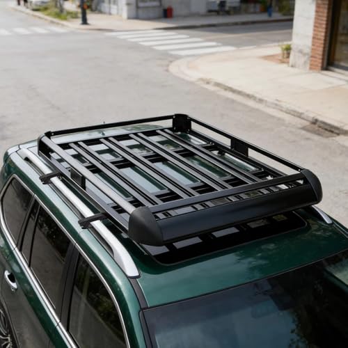 Baca coche para SUV con cesta de carga de ancho ajustable 3