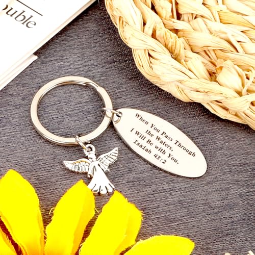 Porte-clés chrétien en croix - Accessoires de la Bible de qualité - 5