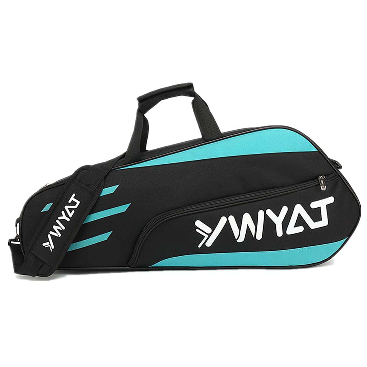UNISTRENGH 3 Racket Tennis Bag with Adjustable&Detachable Shoulder Strap, Super Roomy Lightweight Waterproof Racquet Bag for Tennis, Badminton