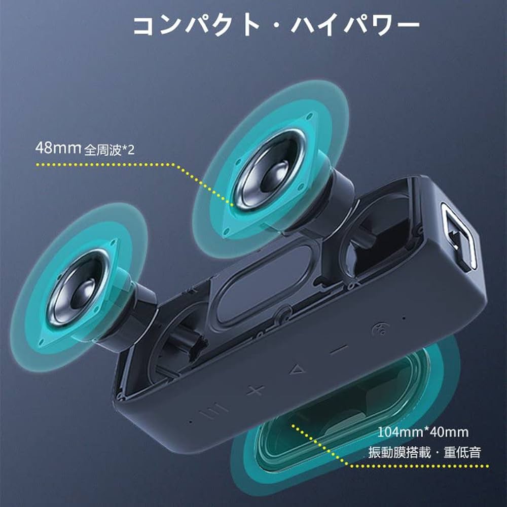 xdobo Bluetoothスピーカー TWS2台接続 Amazon.co.jp: xdobo Bluetoothスピーカー TWS2台接続